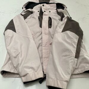 Stylish Black and Cream Jacket with Pocket